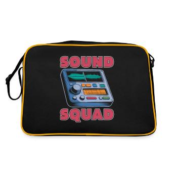 Audio Analyzer Team - Retro Bag - black/gold - Back