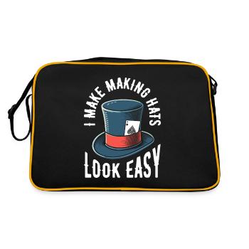 Chapelier - Sac Retro - noir/or - Dos