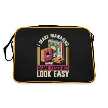 Gamekeeper - Retro Bag - black/gold - Back