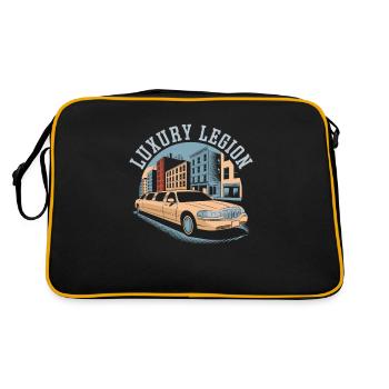 Chauffeur Team - Retro Tasche - Schwarz/Gold - Hinten