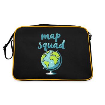 Geography Geographer Kader - Retro Bag - black/gold - Back