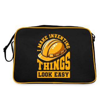 Engineer - Retro Bag - black/gold - Back