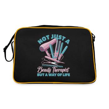 Esthéticienne - Sac Retro - noir/or - Dos