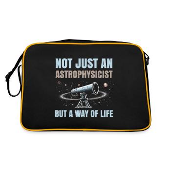 Astrophysicien - Sac Retro - noir/or - Dos