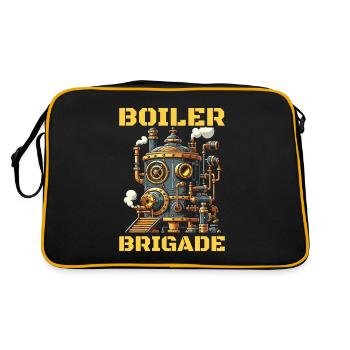 Boiler Operator Team - Retro Bag - black/gold - Back