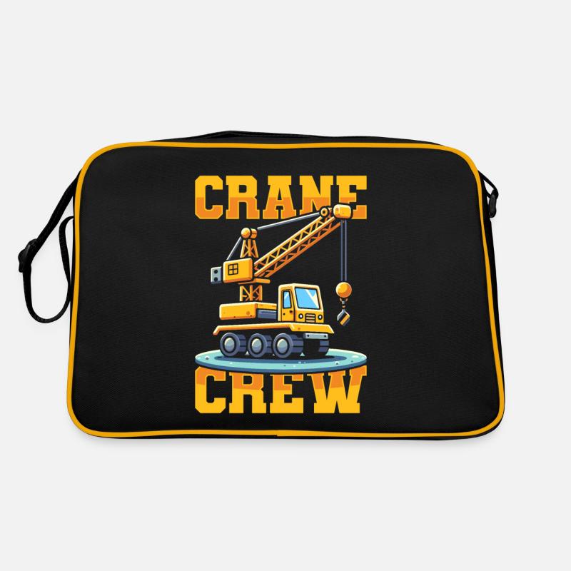 Crane Operator Team Retro Bag