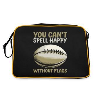 Flag Football - Sac Retro - noir/or - Dos