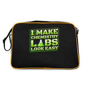 Chemical laboratory assistant - Retro Bag - black/gold - Back