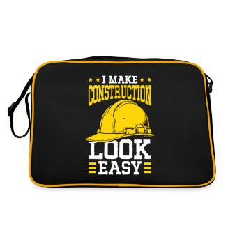 Builder - Retro Bag - black/gold - Back
