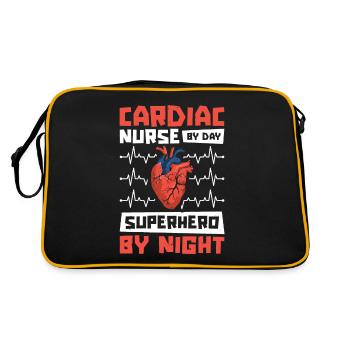 Infirmière en cardiologie - Sac Retro - noir/or - Dos