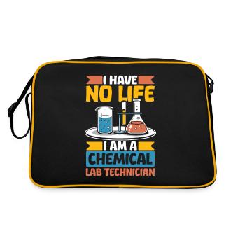 Chemical laboratory assistant - Retro Bag - black/gold - Back