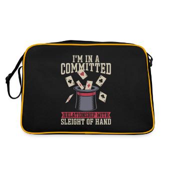 Card tricks - Retro Bag - black/gold - Back
