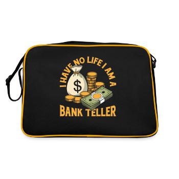 Bank employee - Retro Bag - black/gold - Back
