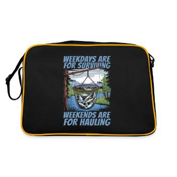 Net Fishing Fishing - Retro Bag - black/gold - Back