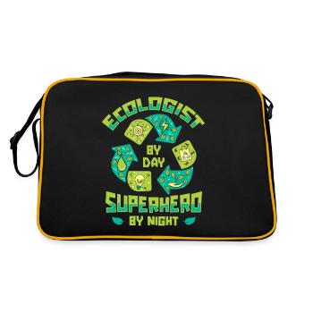 Écologiste - Sac Retro - noir/or - Dos