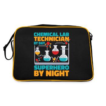 Chemical laboratory assistant - Retro Bag - black/gold - Back