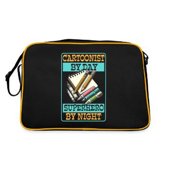 Dessinateur - Sac Retro - noir/or - Dos