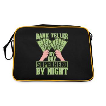 Bank employee - Retro Bag - black/gold - Back
