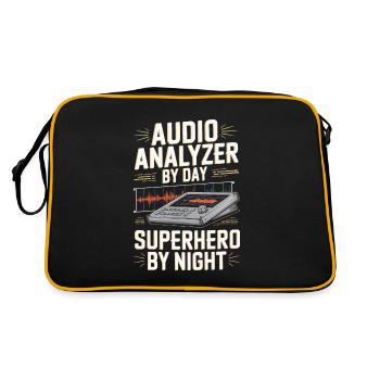 Audio Analyzer - Retro Bag - black/gold - Back