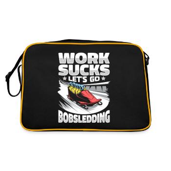 Bobsleigh - Sac Retro - noir/or - Dos