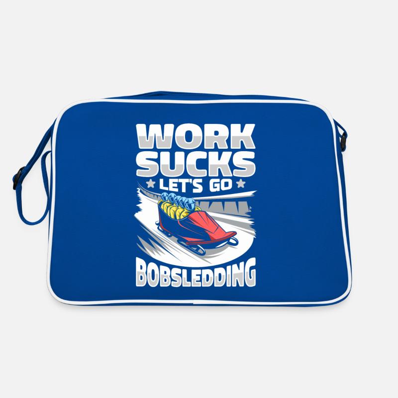 Bobfahren Retro Tasche