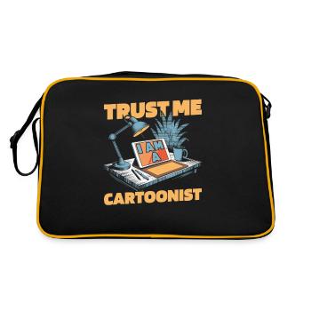 Dessinateur - Sac Retro - noir/or - Dos