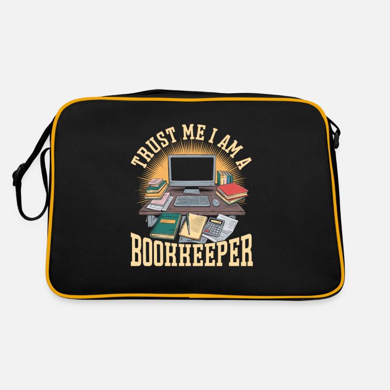 Buchhalter Retro Tasche