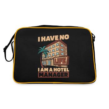 Hotel Manager - Retro Bag - black/gold - Back