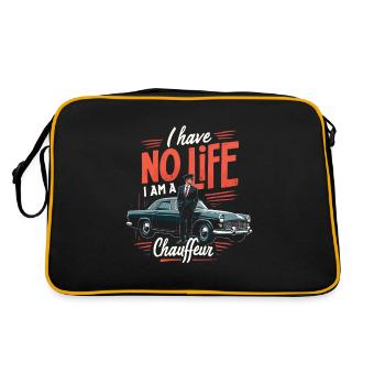 Chauffeur - Sac Retro - noir/or - Dos