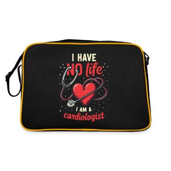 Cardiologist - Retro Bag - black/gold - Back