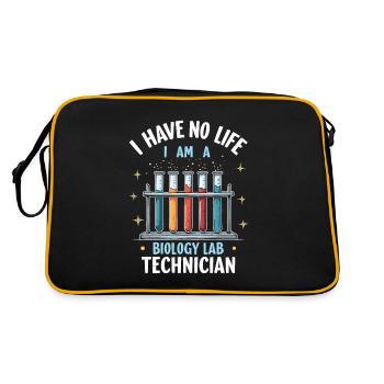 Biology laboratory assistant - Retro Bag - black/gold - Back