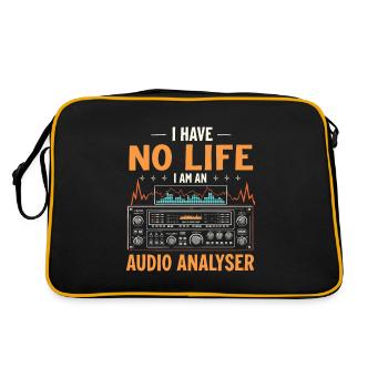 Audio Analyzer - Retro Bag - black/gold - Back