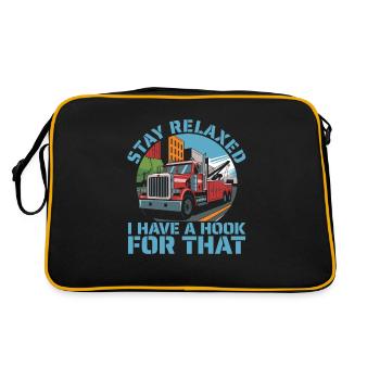 Towing Service Tow Truck - Retro Bag - black/gold - Back