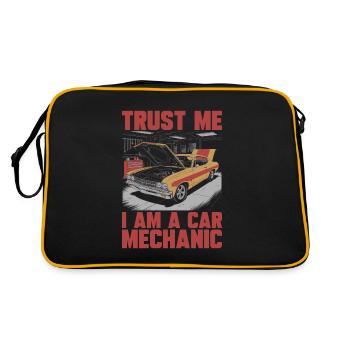 Car mechanic - Retro Bag - black/gold - Back