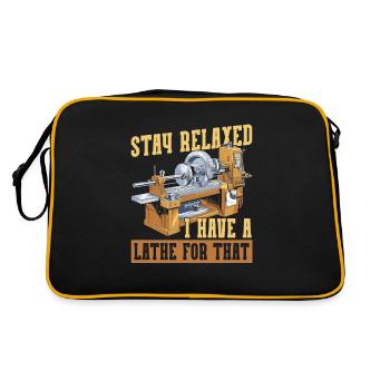 Tourneur sur bois - Sac Retro - noir/or - Dos