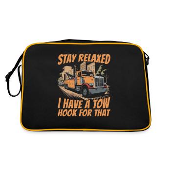 Towing Service Tow Truck - Retro Bag - black/gold - Back