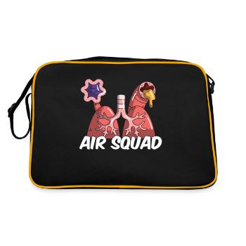 Inhalothérapeute Kader - Sac Retro - noir/or - Dos