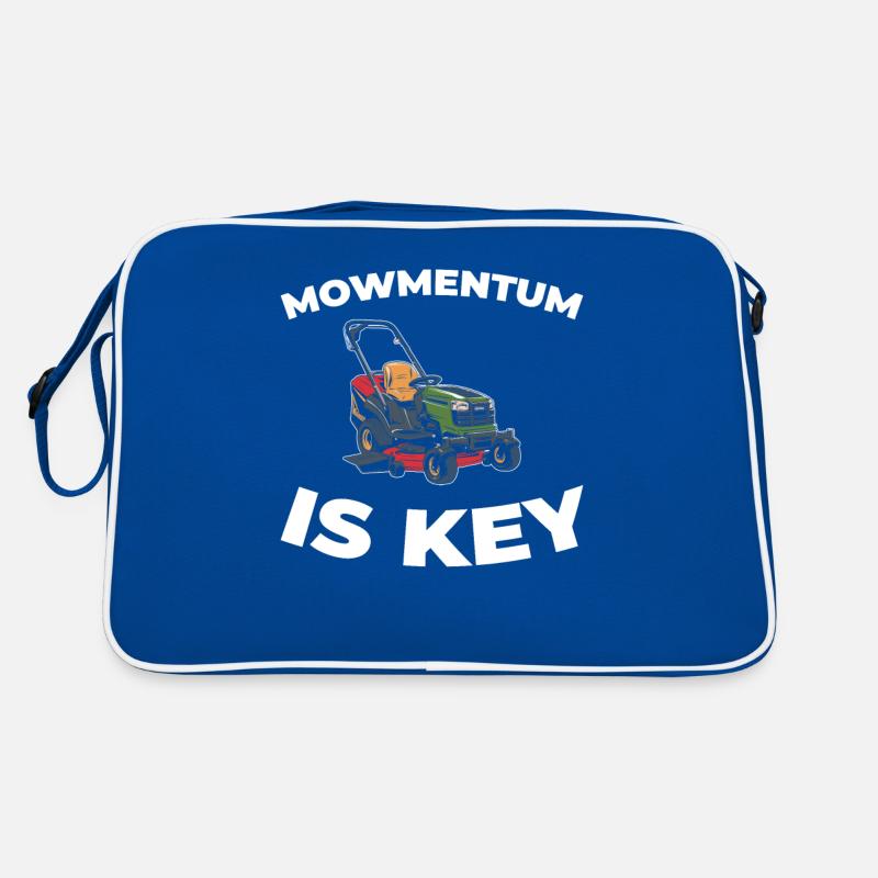 Rasenmäher Mähen Retro Tasche