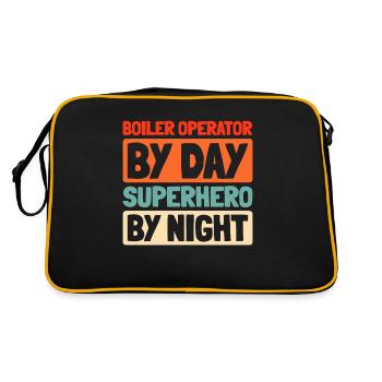 Boiler operators - Retro Bag - black/gold - Back