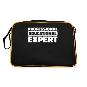 Pedagogue - Retro Bag - black/gold - Back
