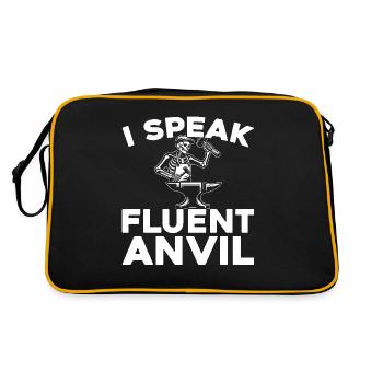 Forgeron métallurgiste - Sac Retro - noir/or - Dos