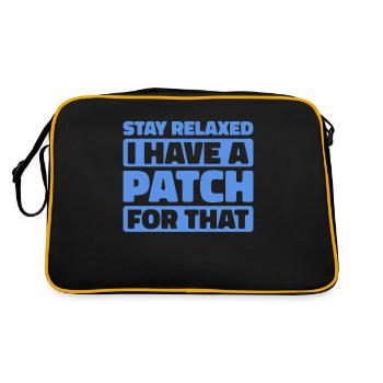 Patrolman - Retro Bag - black/gold - Back
