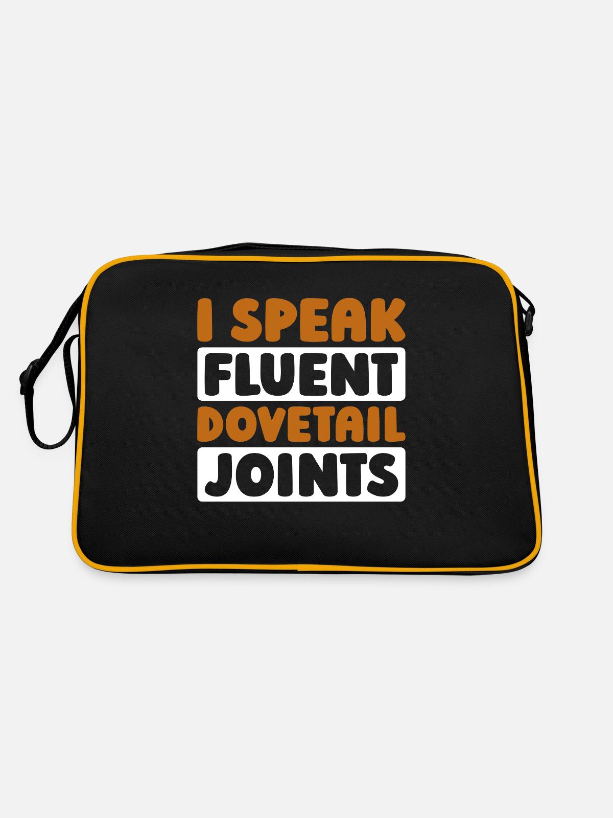 Carpenter Carpenter - Retro Bag - black/gold - Back