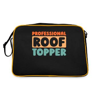 Roofer - Retro Bag - black/gold - Back