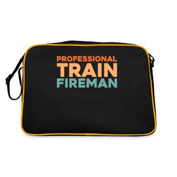 Firefighter Training Training - Retro Bag - black/gold - Back
