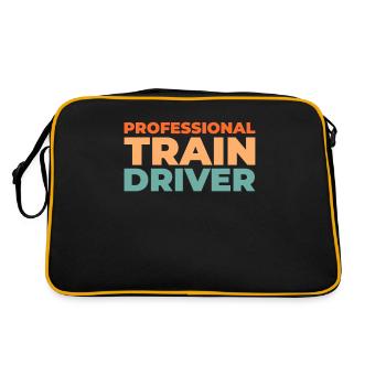 Train driver Train driver - Retro Bag - black/gold - Back