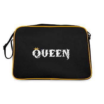 Queen - Retro Bag - black/gold - Back