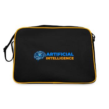 Artificial intelligence - Retro Bag - black/gold - Back