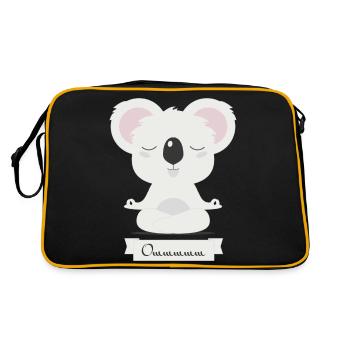 Yoga Koala - Sac Retro - noir/or - Dos