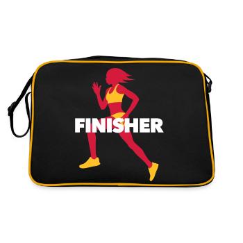 finition en cours d'exécution - Run - Fitness - Sac Retro - noir/or - Dos